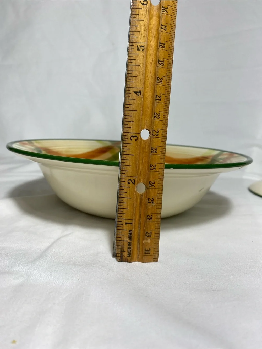 Vernonware “Tam O’Shanter” Vintage Serving Bowl and Platter Set -mid-century mod